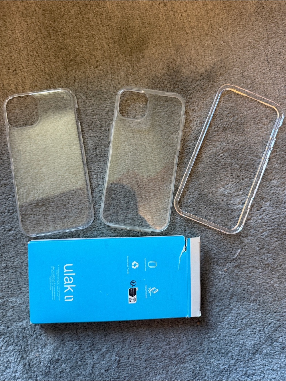 Clear Transparent Silicone Phone Case - Clear